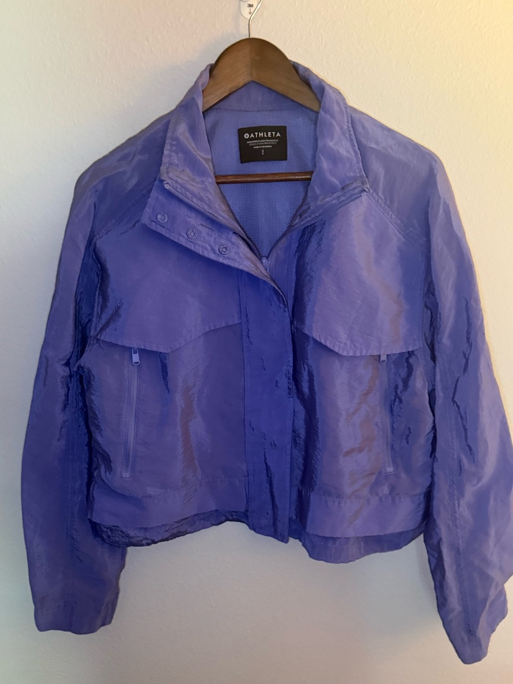 Athleta Violet Lightweight Packable Jacket